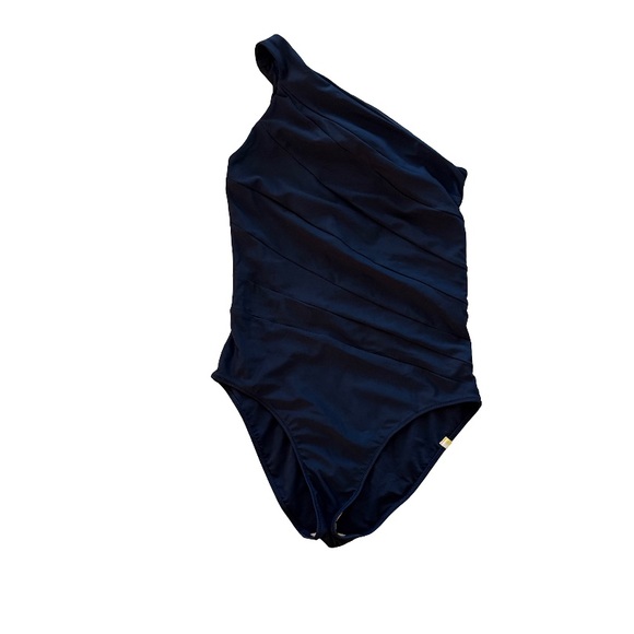 Summersalt One-Shoulder Navy Swim One Piece - Picture 4 of 7